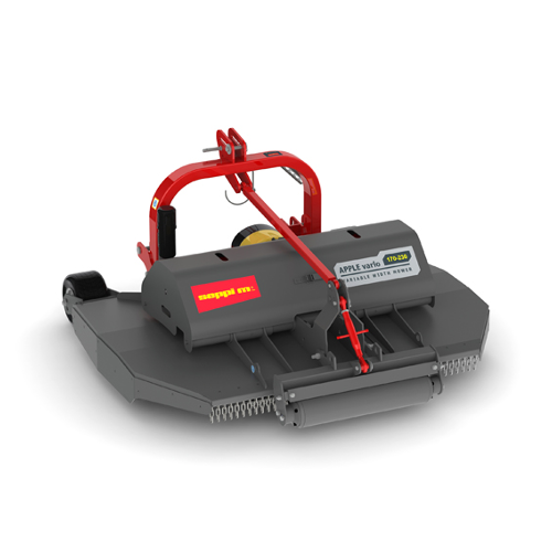 APPLE VAIO - When the working width is changed, the front support wheels are also adjusted automatically. Wheels available in metal (standard) or rubber (optional)